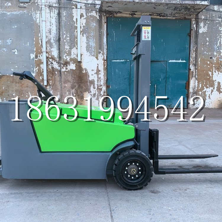 仑背乡小型电动叉车1吨2吨步行站驾式电瓶堆高充电装卸车液压升降车铲车